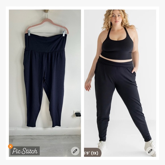 Imbodhi Pants - Imbodhi Pippa Pants Heathered Blue